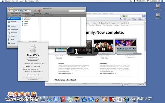 MACOSX10.5与WindowsXP共存
